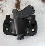 IWB leather holster for Glock 19 left handed by Buffalo Holsters