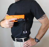 Shirt holster for pistols with laser sights by Concealed Carry Wear
